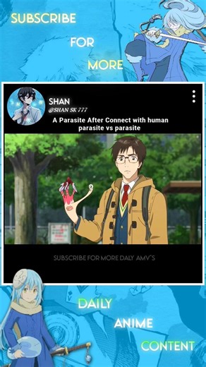 A parasite After Connect Human 😭 Parasite vs parasite 🥶#anime
