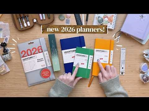 Comparing Leuchtturm1917 2026 Planners ✨ Weekly, Monthly, & Calendar Stickers!