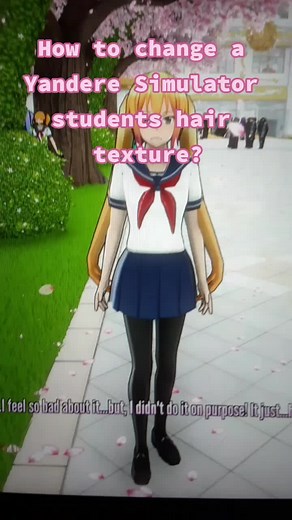 How to Change Yandere Simulator Student's Hair Texture