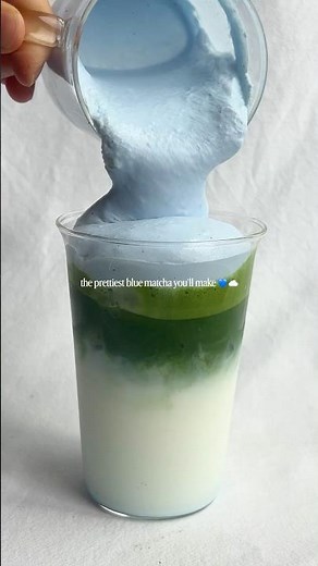 The prettiest blue matcha you’re ever make 💙