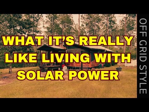 LIVING OFF GRID IN THE SUMMER IN FLORIDA