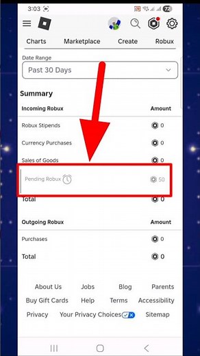 How to See Pending Robux on Mobile | Check/Know Pending Robux on Mobile #RobloxSeePendingRobux