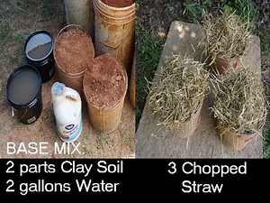 Mixing a Base Mix in a Cement Mixer