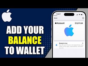 How To Add Apple Account Balance To Wallet