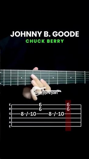 CHUCK BERRY - Jhonny B. Goode Guitar lesson #strumly #guitar #guitarlesson #guitarcover