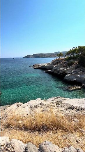 Sea Waves for Sleep 🌊 Crystal Clear Sea Cove | Sea Sounds | White Noise | No Music 4K #shortsviral