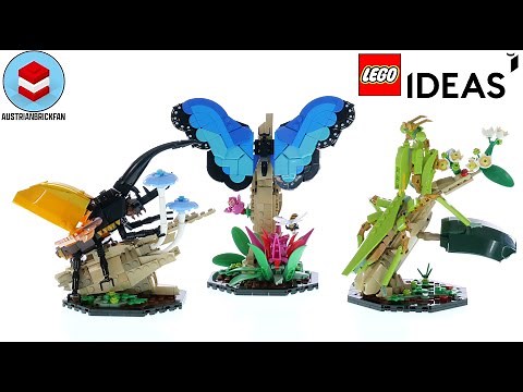 LEGO Ideas 21342 The Insect Collection Speed Build Review