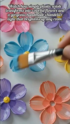 Create Beautiful Flower Lamp From Used Plastic Bottles