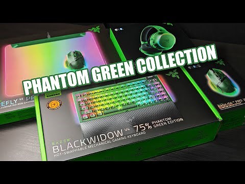 UNBOXING - RAZER PHANTOM GREEN COLLECTION