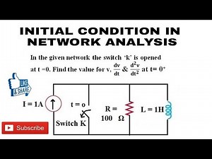8.Numerical Problem on Initial & Final Condition in Transient Analysis Parallel R-L Circuit
