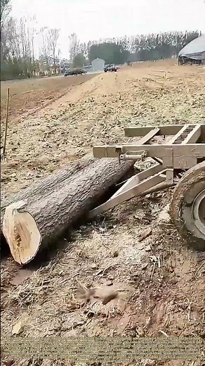 Harvesting Ingenuity: The Homemade Lift That Moves Timber