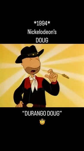 @a90slife on Instagram: "Nickelodeon’s DOUG. Season 4, episode 12, “Doug way out west.” 1994. . . . . . . . . . . . . . . . . . #durangodoug #doug #nickelodeon #90snickelodeon #90scartoons #90s #90skid #90sbaby #90sthrowback #throwback #nostalgia #nostalgic #childhood #childhoodmemory #kidstv #memory #memoryunlocked #90stv #80sbaby #80skid #a90slife"