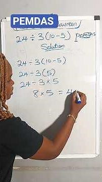 Order of operations ( PEMDAS)#maths #education #pemdas