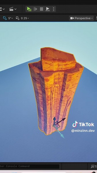 Realistic 3D Game Cliffs with Blender for Unreal Engine