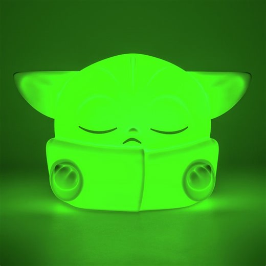 Buy The Mandalorian Grogu SquishyGlo Desk Lamp - Green | Kids lighting | Argos