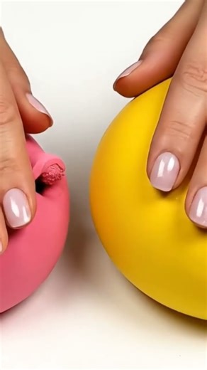 Ballon Pop ASMR 💛🩷 #asmr #satisfying #oddlysatisfying #relaxing #nightasmr