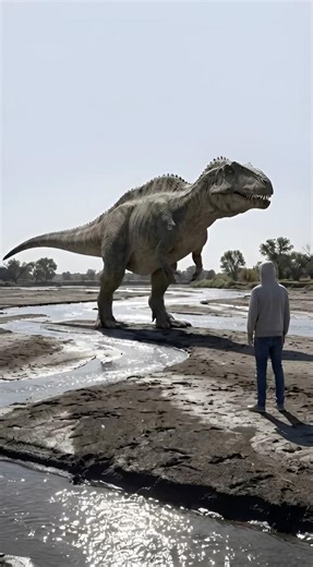 Acrocanthosaurus vs Human — High-Backed Hunter