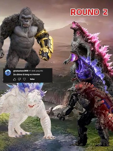 Kong & Shimo VS King Ghidorah, Godzilla, Destoroyah, Godzilla Earth (Strongest Monster) #godzilla