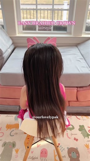 Easy Braided Crown Hairstyle Tutorial for Kids