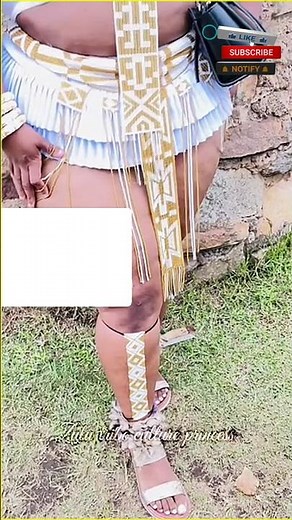 A Young zulu maidens in beautiful culture dress in dance display #shorts #culture #traditional #zulu