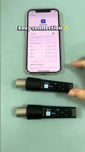Easy connection✨ #XLR #receiver #bluetooth #wireless #bluetoothadapter