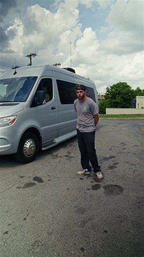 Terry D. knows how to obliterate those pesky blind spots on your large vehicle! 🔎 And add a lil extra oomph to the horn for when folks won't get out of your blind spot. 😉 #mercedessprinter #sprinter #sprintervan #workvan #vanlife #blindspots #trainhorn #nashville | Titan Motoring