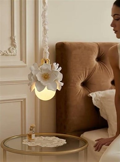 Magnelle Pendant Light Looks Like a Flower Caught Mid-Bloom