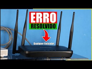 WI-FI Router with ERROR! Solution for various problems