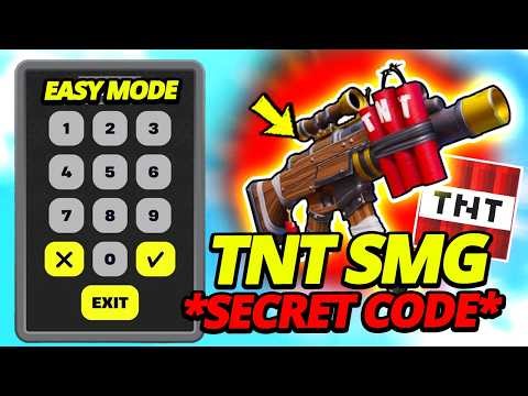 How to EASILY get TNT SMG SECRET CODE in Fortnite 1V1 WITH EVERY GUN
