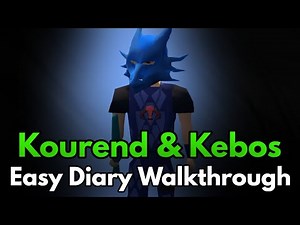 OSRS Kourend and Kebos Easy Diary Walkthrough!