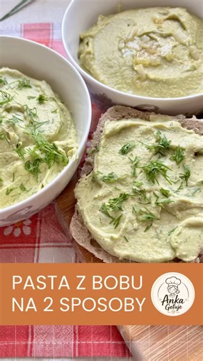 Pasta z bobu na 2 sposoby! Z fetą i z cebulką #shorts
