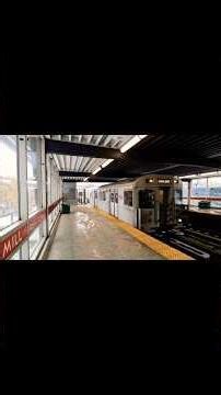 TTC T1 Train Arriving At Old Mill Station