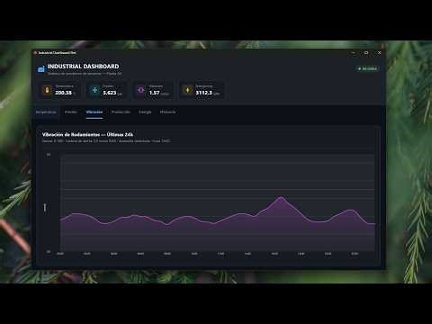 Industrial Dashboard in Python with Flet | Real-Time Monitoring