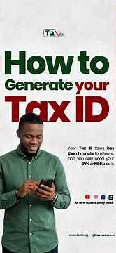 How To Generate Your Tax ID in Nigeria 2026 (Free & Takes Less Than 1 Minute)
