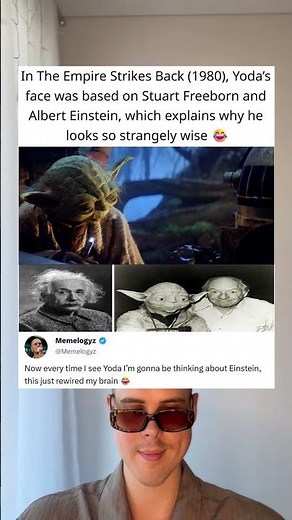 In The Empire Strikes Back (1980) Yoda’s Face Was Based on Einstein 😂