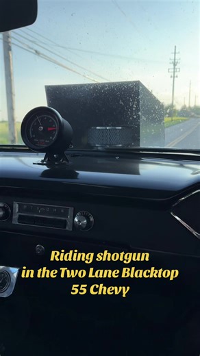 The day I rode shotgun in the Two Lane Blacktop 55 Chevy (Camera Car) #55chevy #twolaneblacktop #carmovie