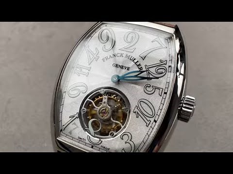 Franck Muller Curvex Crazy Hours Tourbillon - Platinum Tonneau Watch Review | 7880 T CH