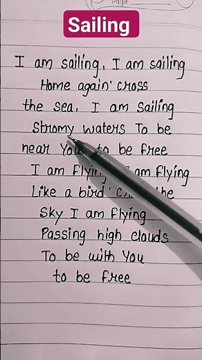 Sailing - Rod Stewart lyrics #music #80smusic #lyrics