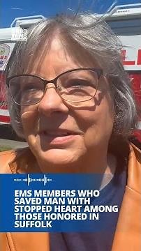 EMS members who saved man with stopped heart among those honored in Suffolk