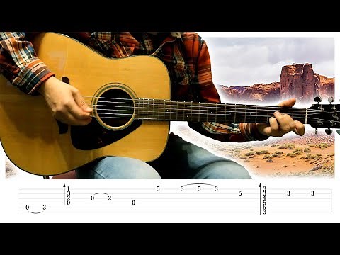 The Silent Gun [Classic Western] Guitar Lesson w/ Tabs!