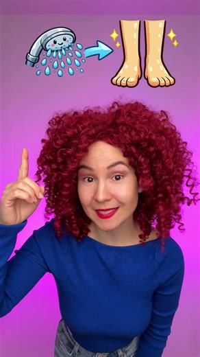 Step by Step to Clean Feet! 🧼🚿 Kids Hygiene Routine! ✨