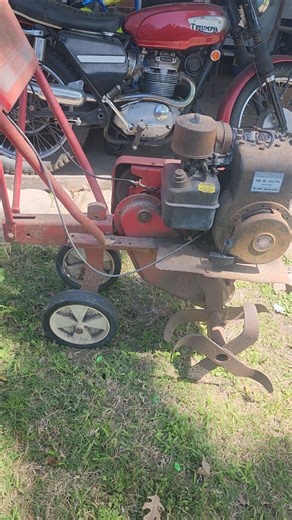 Vintage Mtd 5 HP Tiller. #tiller #vintage #cultivator #mtd #viral #vintagetractor #rotarytiller