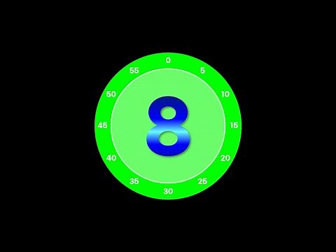 8 Minute Timer - Circle Countdown