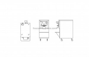 Ice Cream Machine - Free CAD Drawings