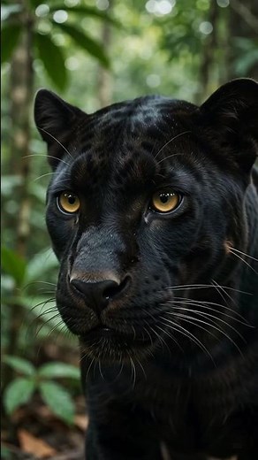 Majestic Black Panther Hunting in the Deep Jungle | 4K Cinematic Wildlife