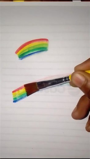 😱Unbelievable tips for🌈 Rainbow painting🖌️🎨#shorts#painting#rainbow#tips