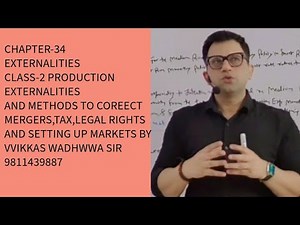 Ch-34 # Externalities# Class-2# Production Externalities# Four Methods to correct