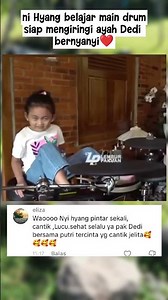 ni Hyang pinter belajar main drum #kdm #dedimulyadi