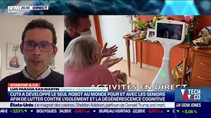 Start up & co : Cutii a développé le seul robot au monde pour et avec les seniors afin de lutter contre l'isolement et la dégénérescence cognitive - 12/01