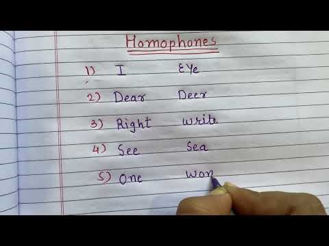Homophones | 30 Homophones in English | Learn basic English |🔥👩‍🏫